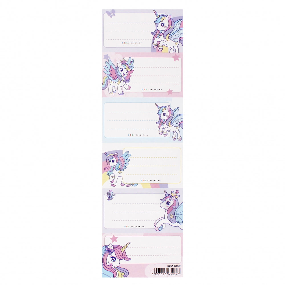 Naklejki na zeszyt Unicorn A 25