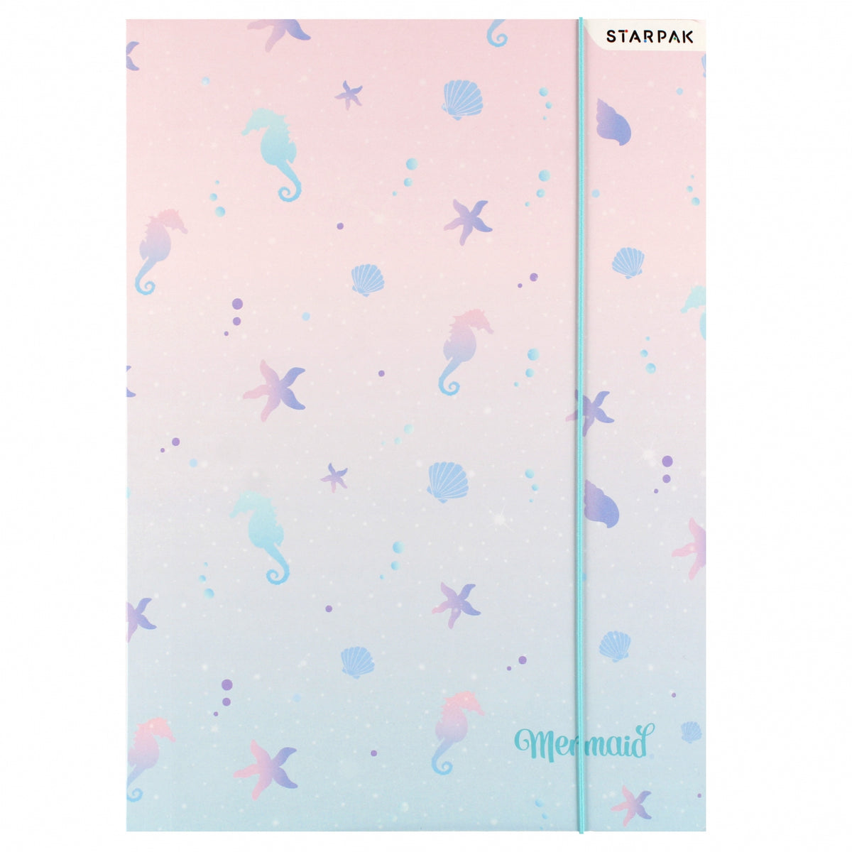 Folder with elastic A4 Mermaid