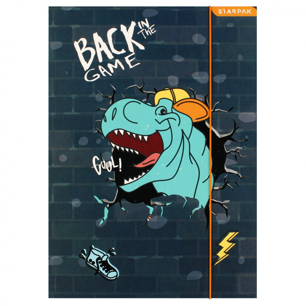 Teczka z gumką A4 Skate Dino