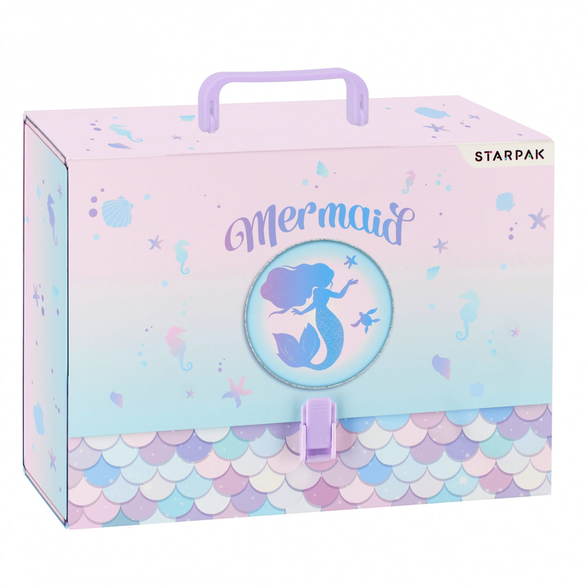 Briefcase with handle A4/95mm Mermaid