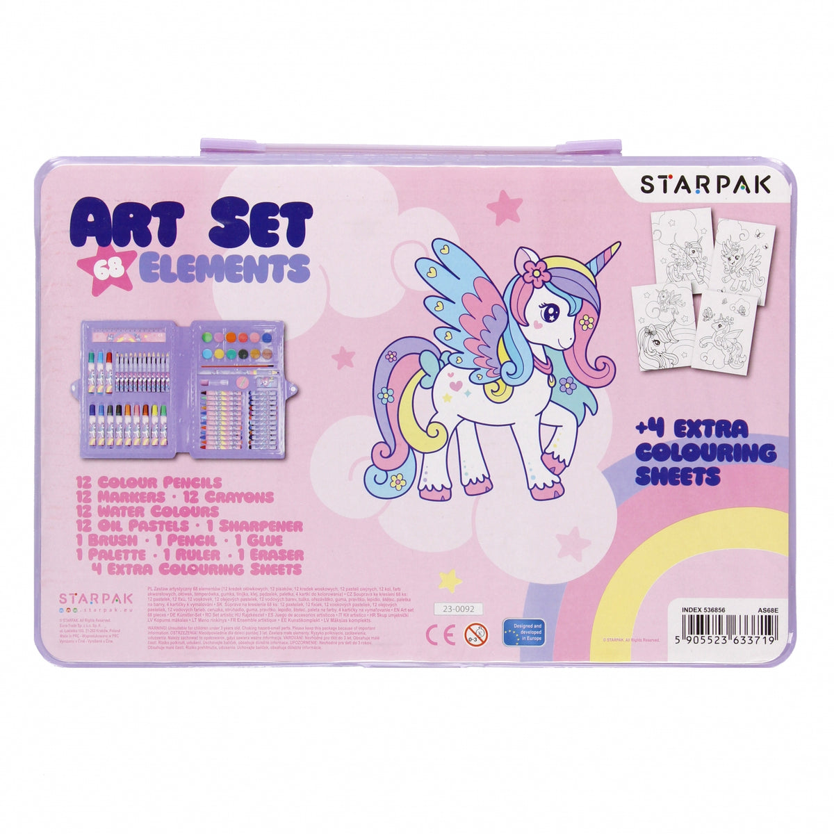 Art Set 68 Elements Unicorn
