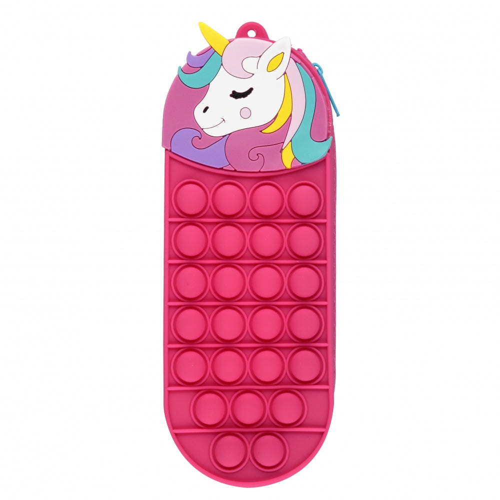 Piórnik silikon 1zamek Unicorn