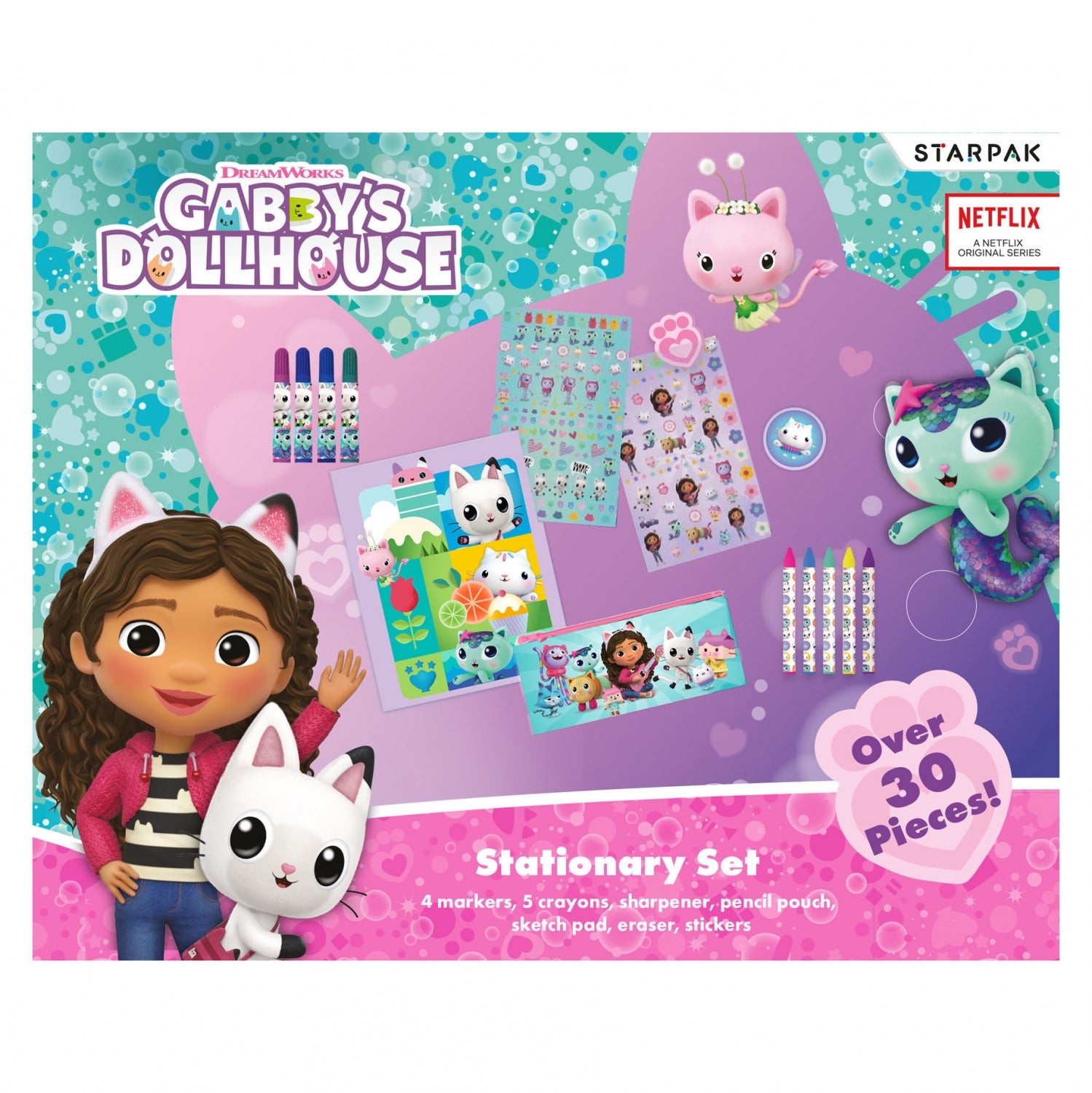 Zestaw artystyczny z naklejkami Gabby s Dollhouse