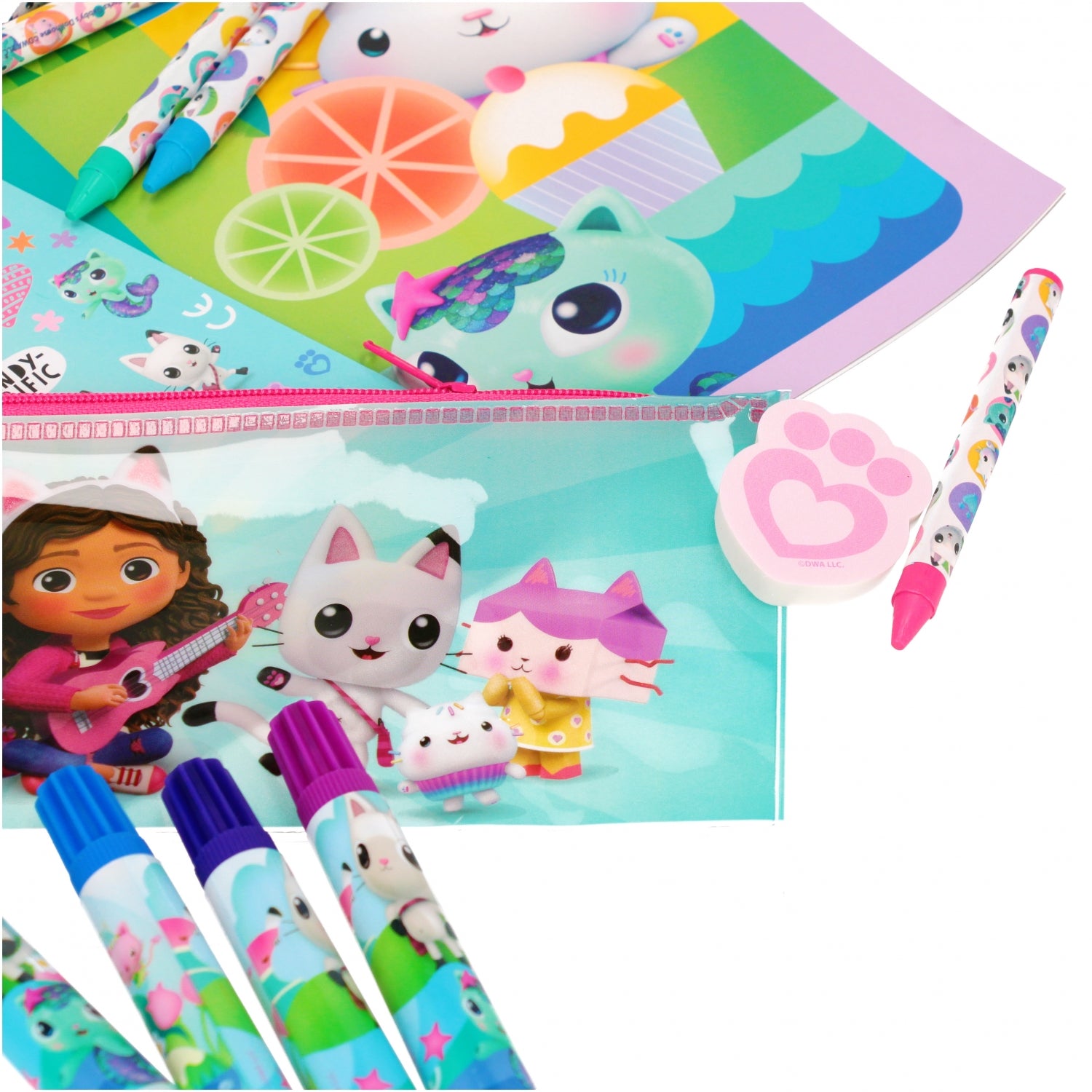 Zestaw artystyczny z naklejkami Gabby s Dollhouse