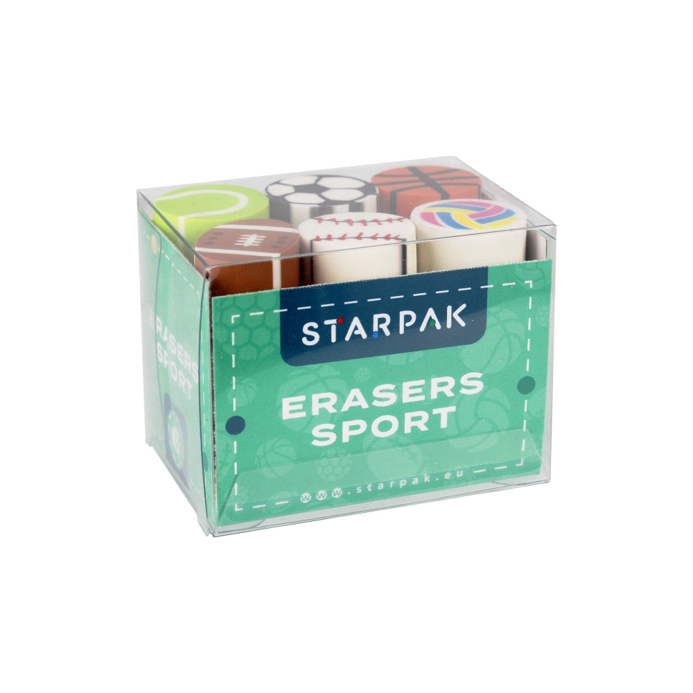 Gumka do mazania Sport op.6 szt