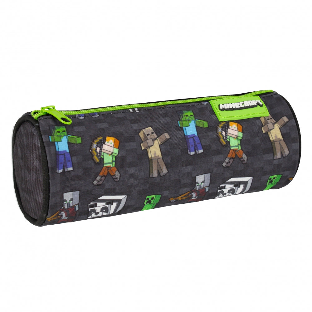 Pencil case tube 1 zipper MINECRAFT PIO562