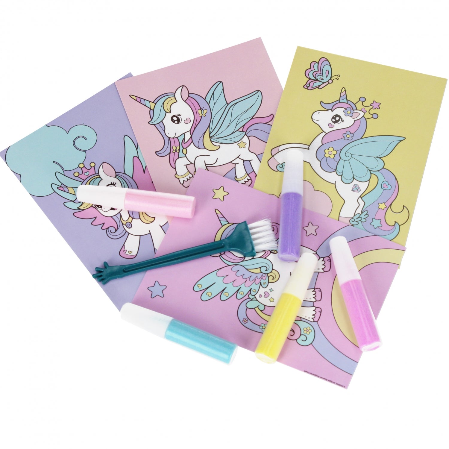Zestaw kreatywny piaskowe obrazki Unicorn
