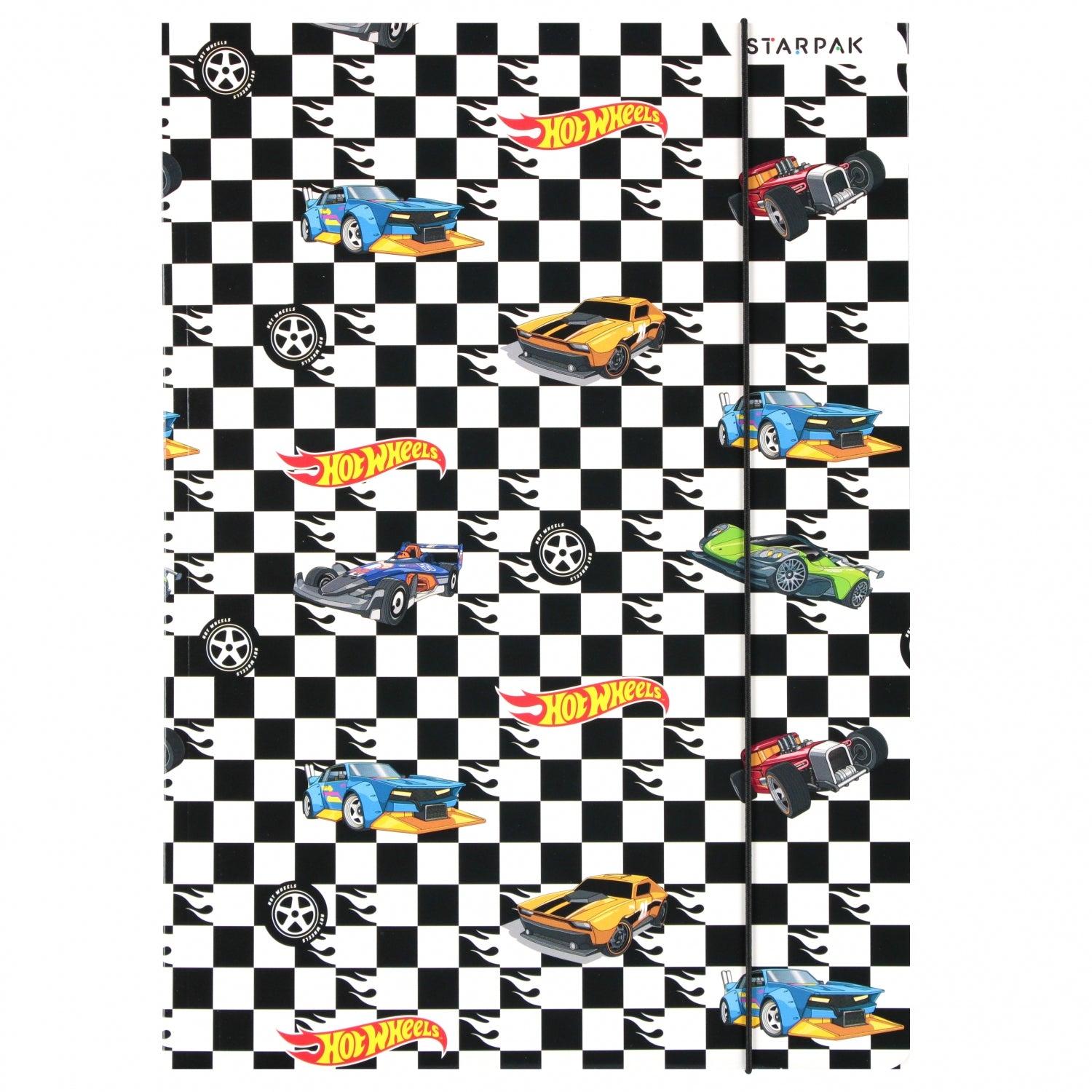Teczka z gumką A4 Hot Wheels