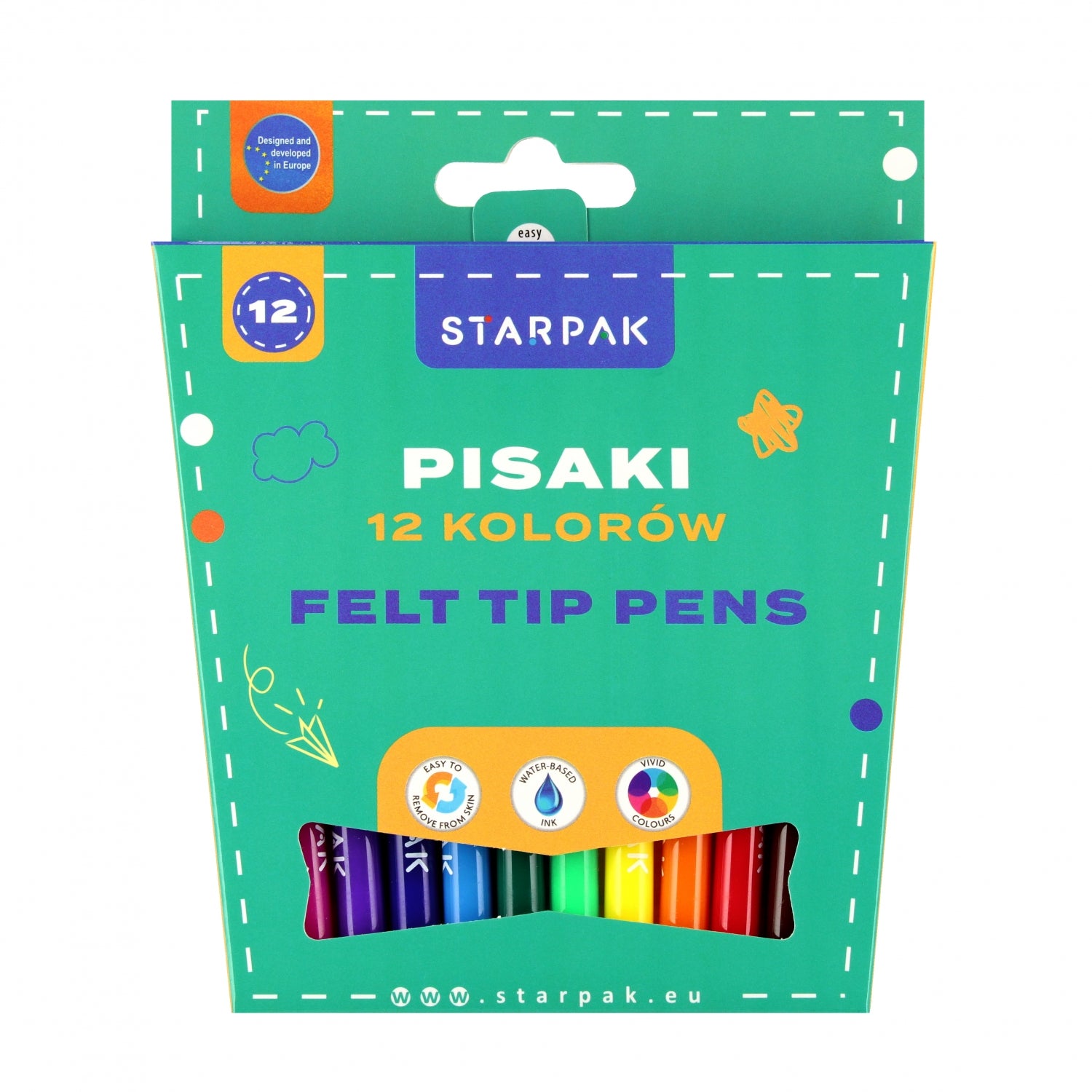 Pisaki 12 kolorów
