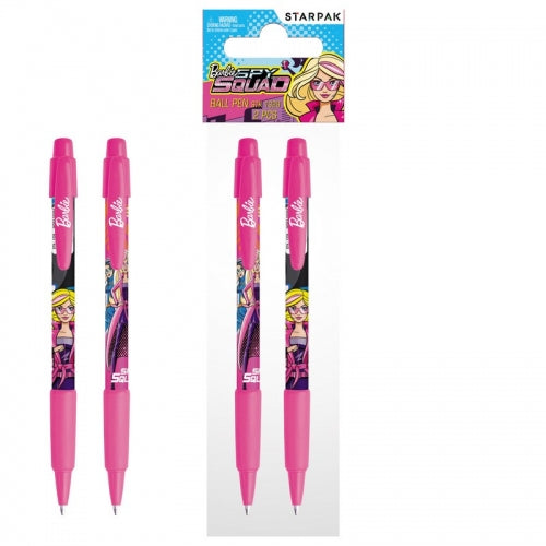 Długopis automatyczny 2 szt Barbie Spy Squad