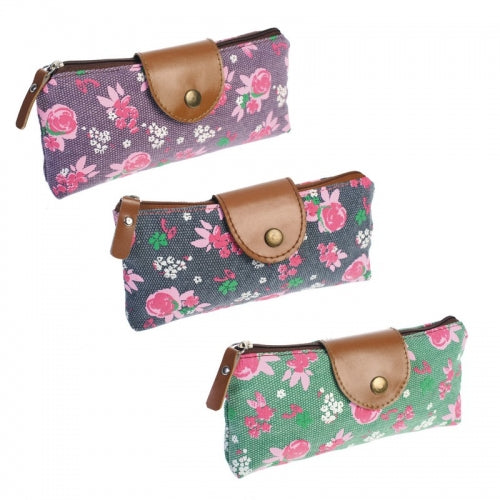 Pencil case, pouch, mixed designs