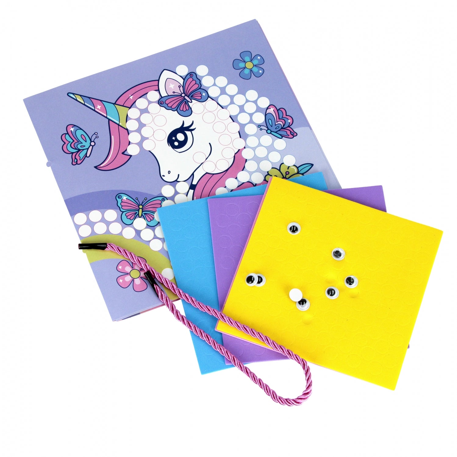 Zestaw kreatywny Książeczka z mozaikami Unicorn