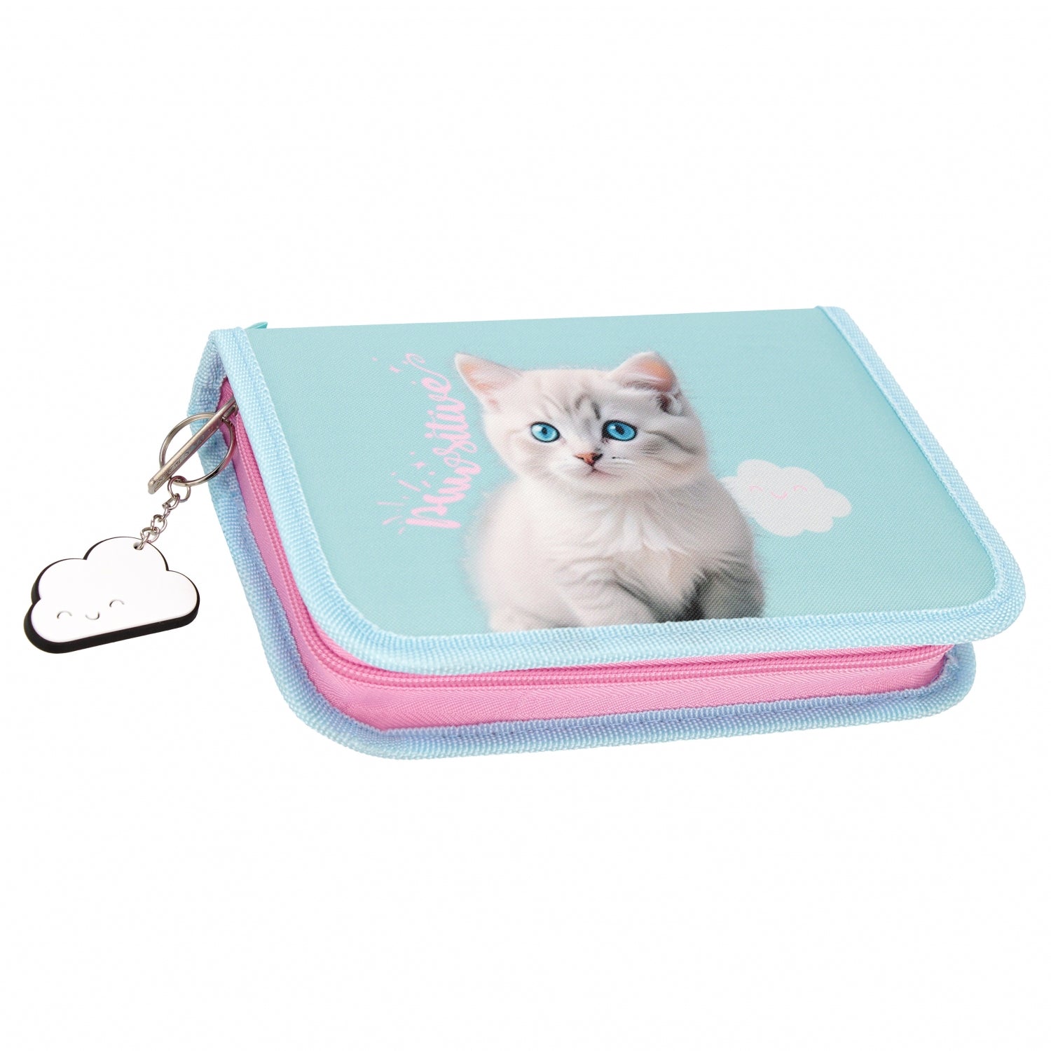 Piórnik 1zamek 2klapki bez wyposażenia Cuties Kitty