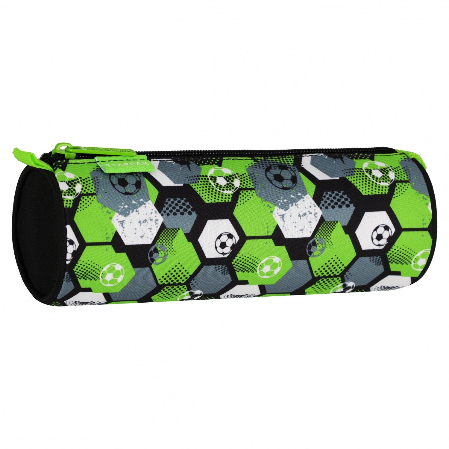 Piórnik tuba 1zamek Football green