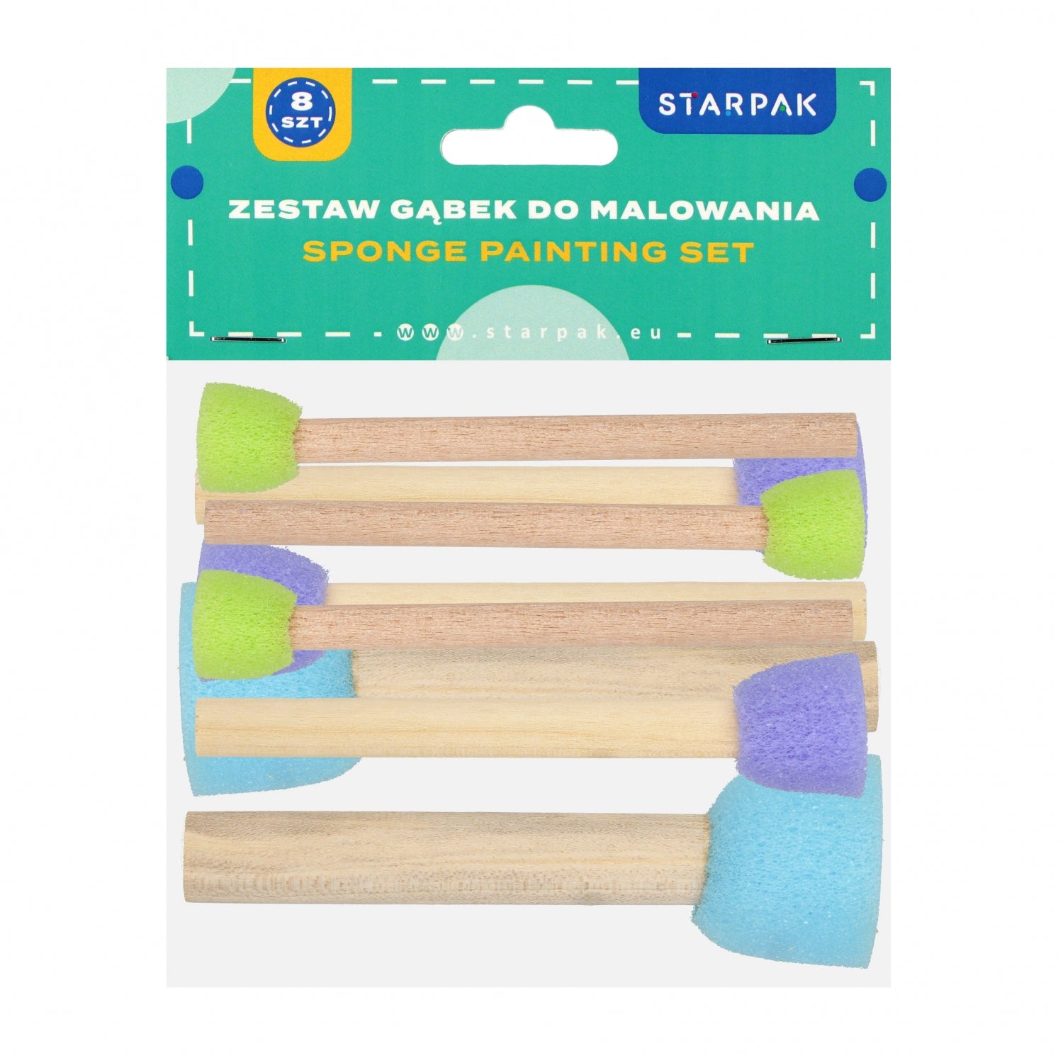 Gąbki do malowania zestaw 8szt