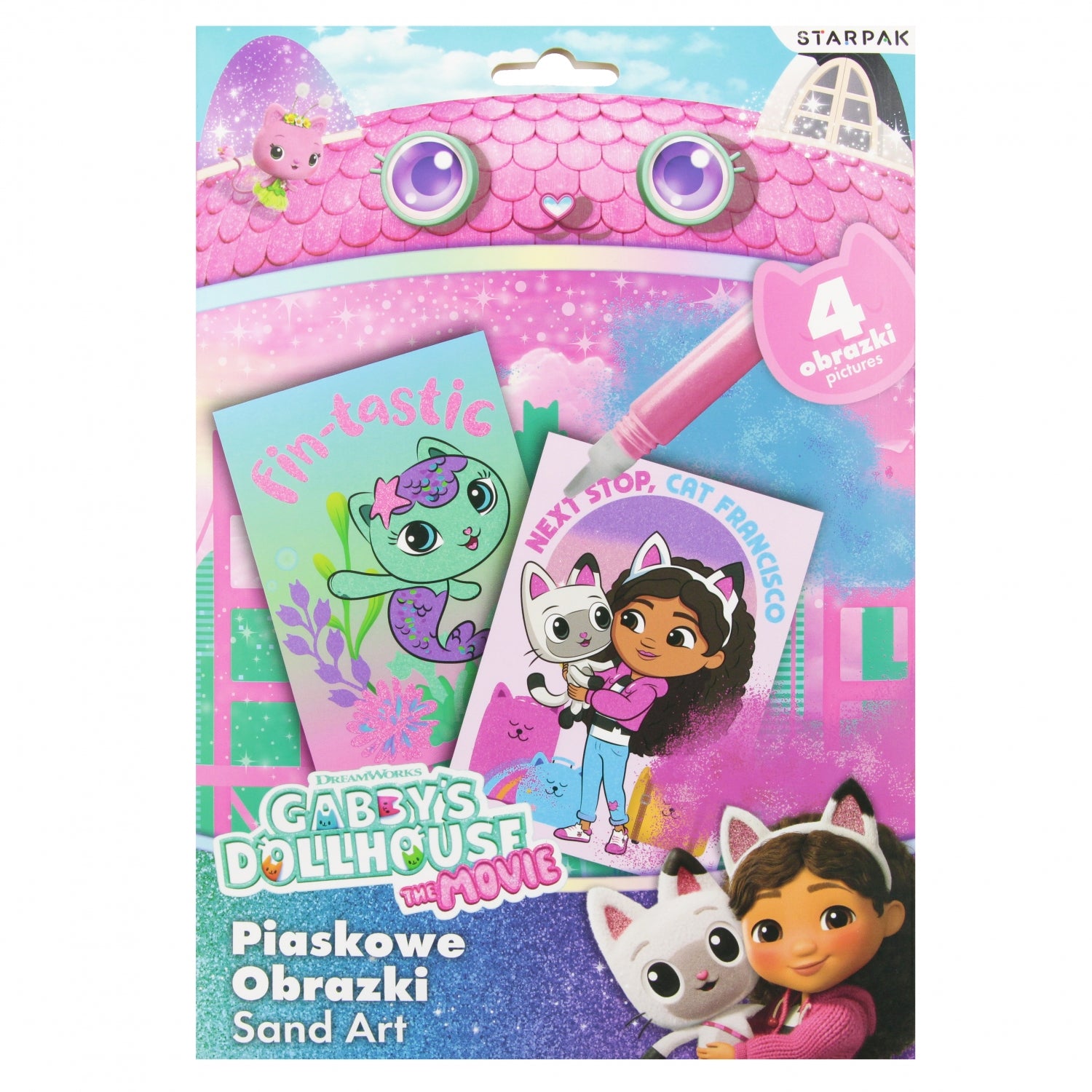 Zestaw kreatyny Piaskowe obrazki Gabby s Dollhouse the Movie