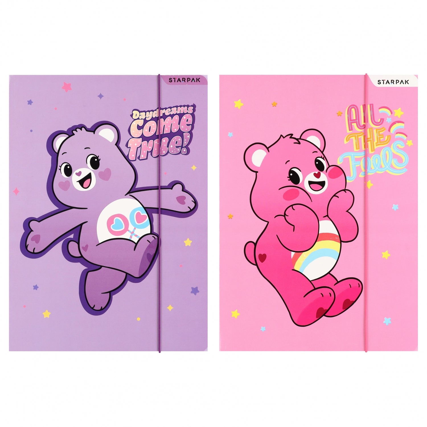 Teczka z gumką A4 Care Bears mix