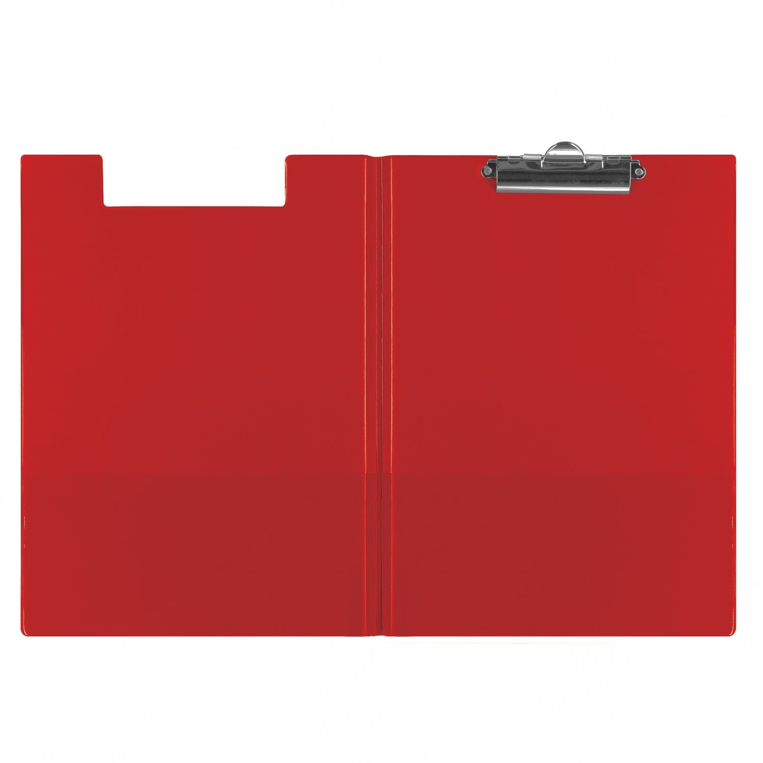Clipboard A4 PVC zamykany czerwony