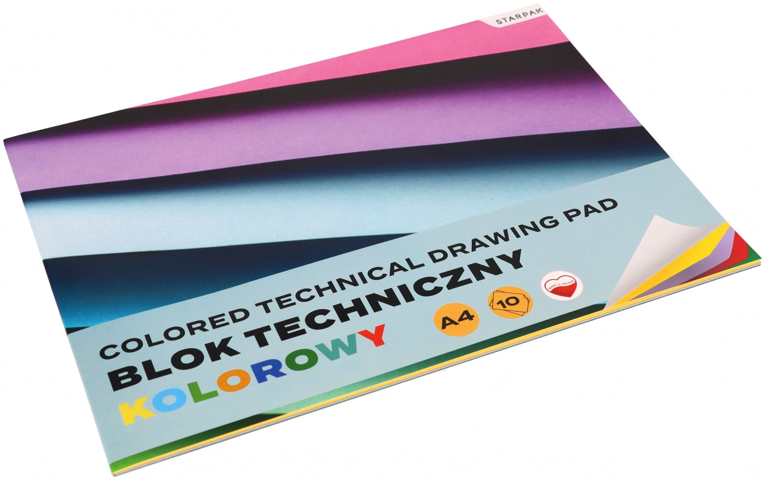 Blok techniczny A4/10k kolorowy F