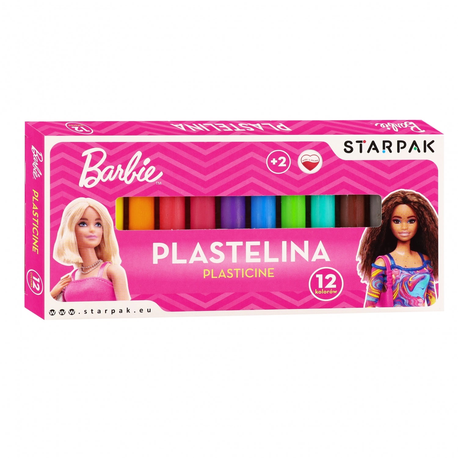 Plastelina 12 kolorów Barbie