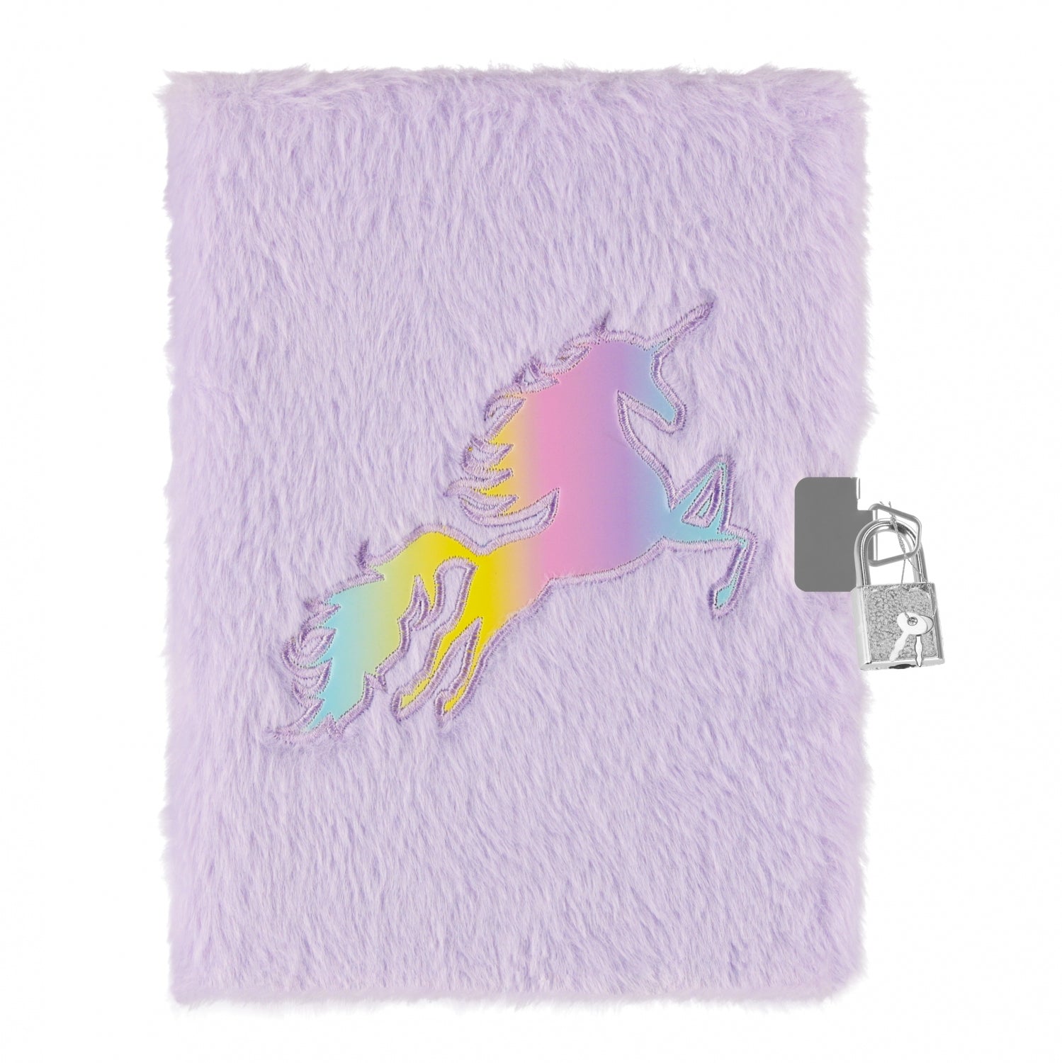 Pamiętnik pluszowy zamykany A5/80k Unicorn