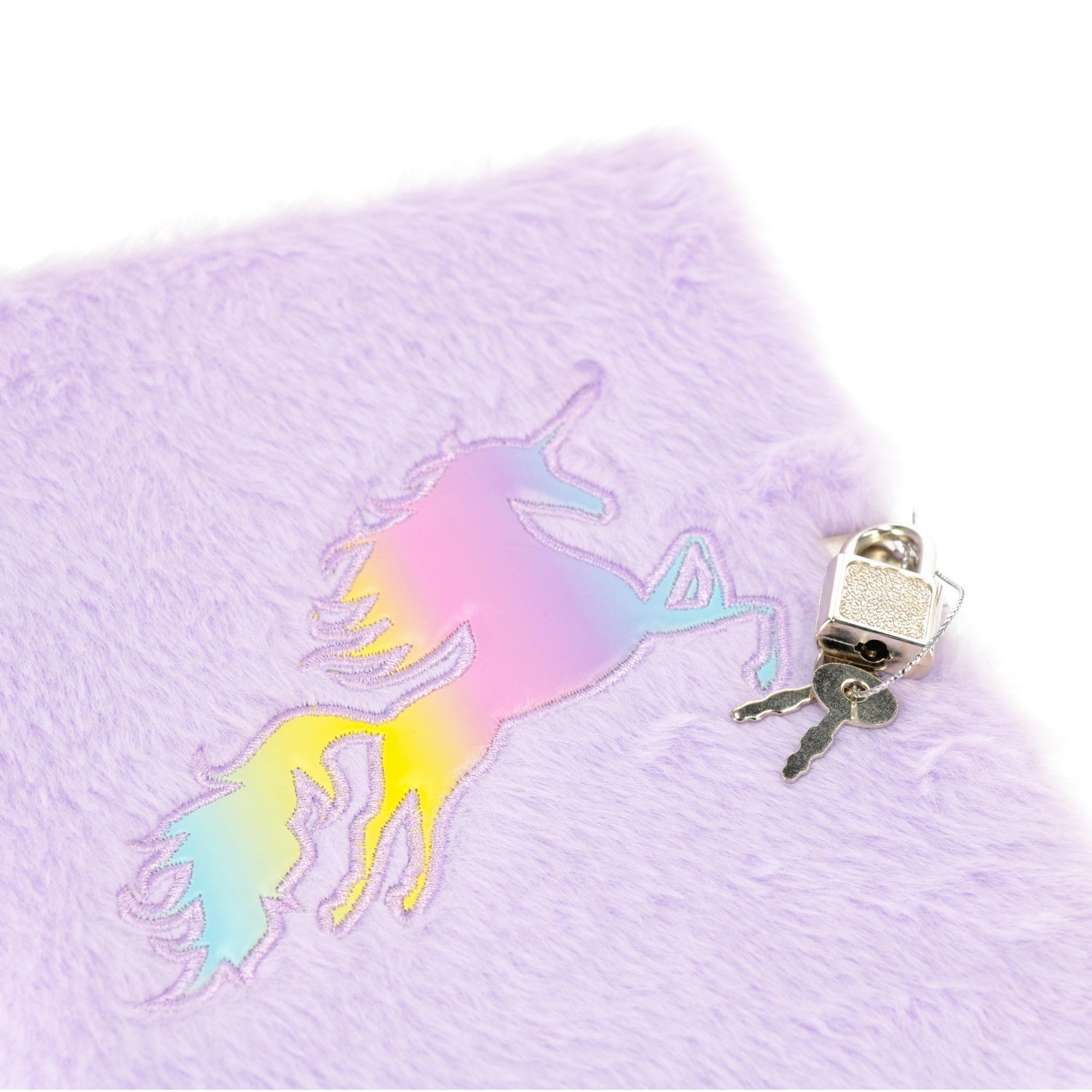 Pamiętnik pluszowy zamykany A5/80k Unicorn