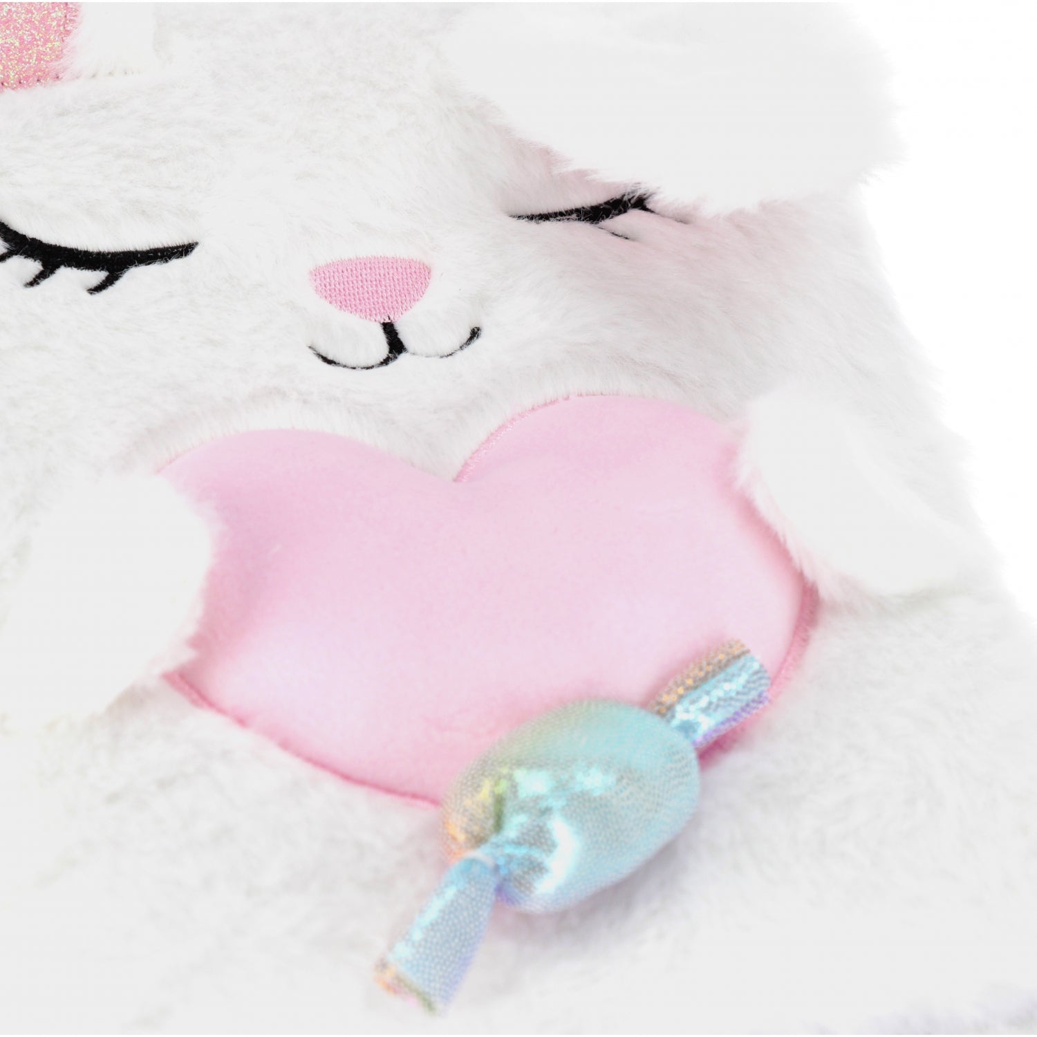 Pamiętnik pluszowy zamykany A5/80k Rabbit Heart