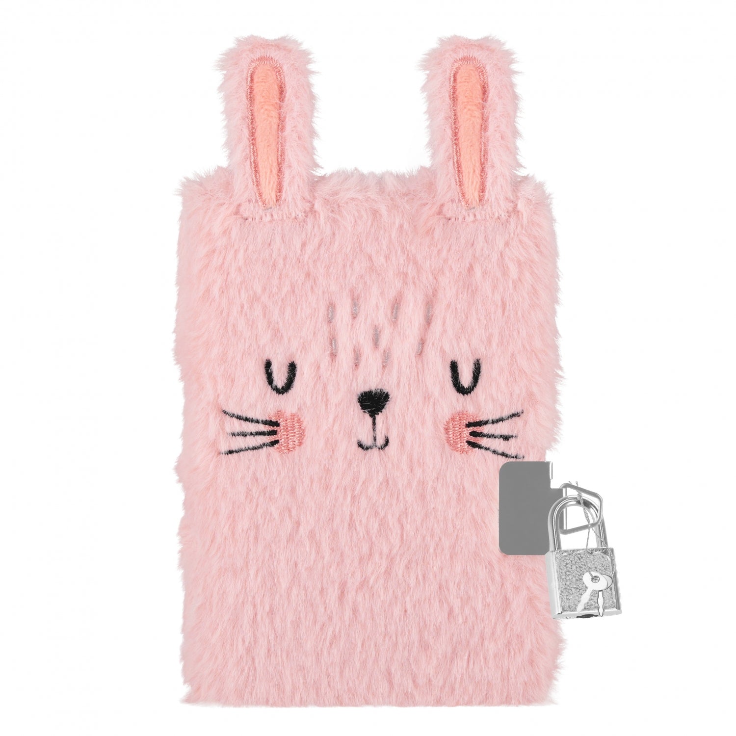 Notes pluszowy zamykany A6 Rabbit