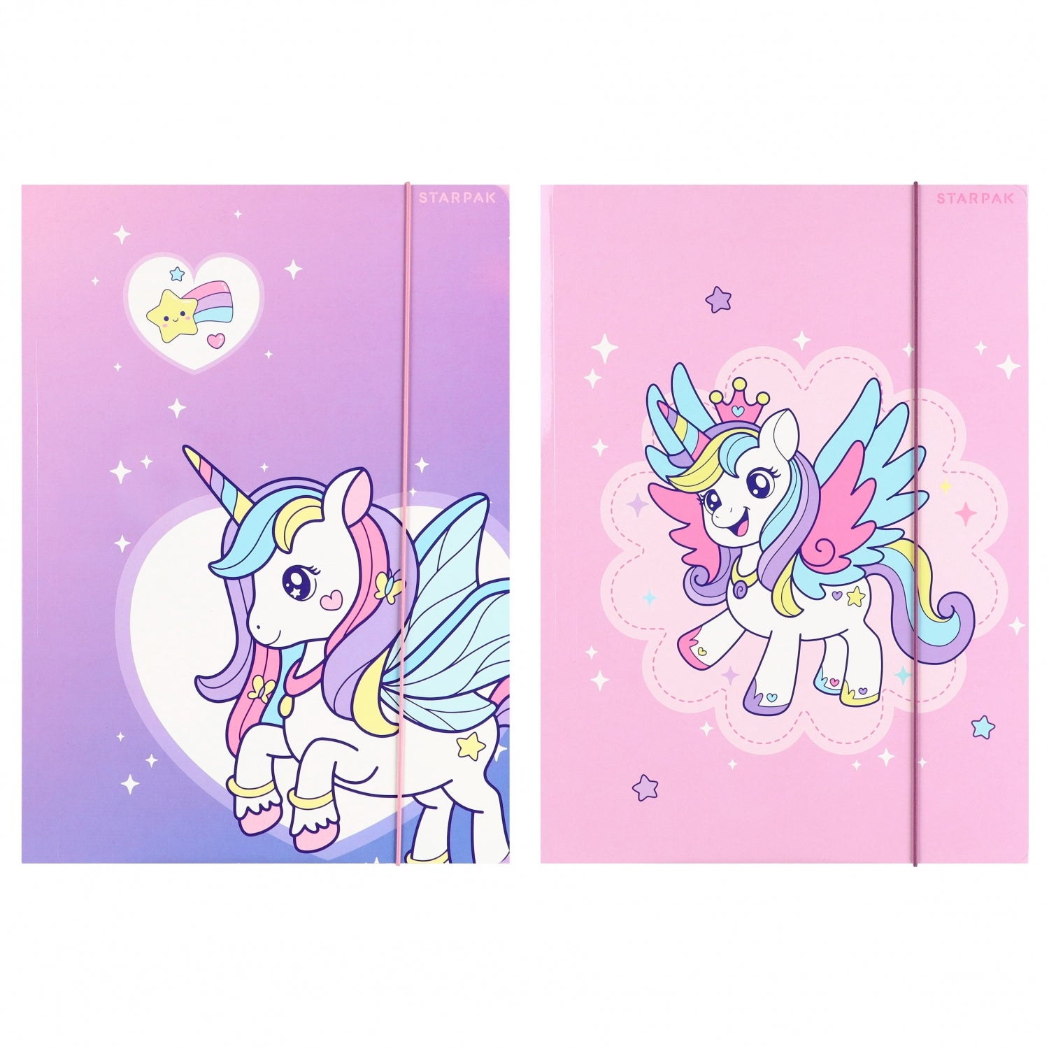 Teczka z gumką A4 Unicorn mix