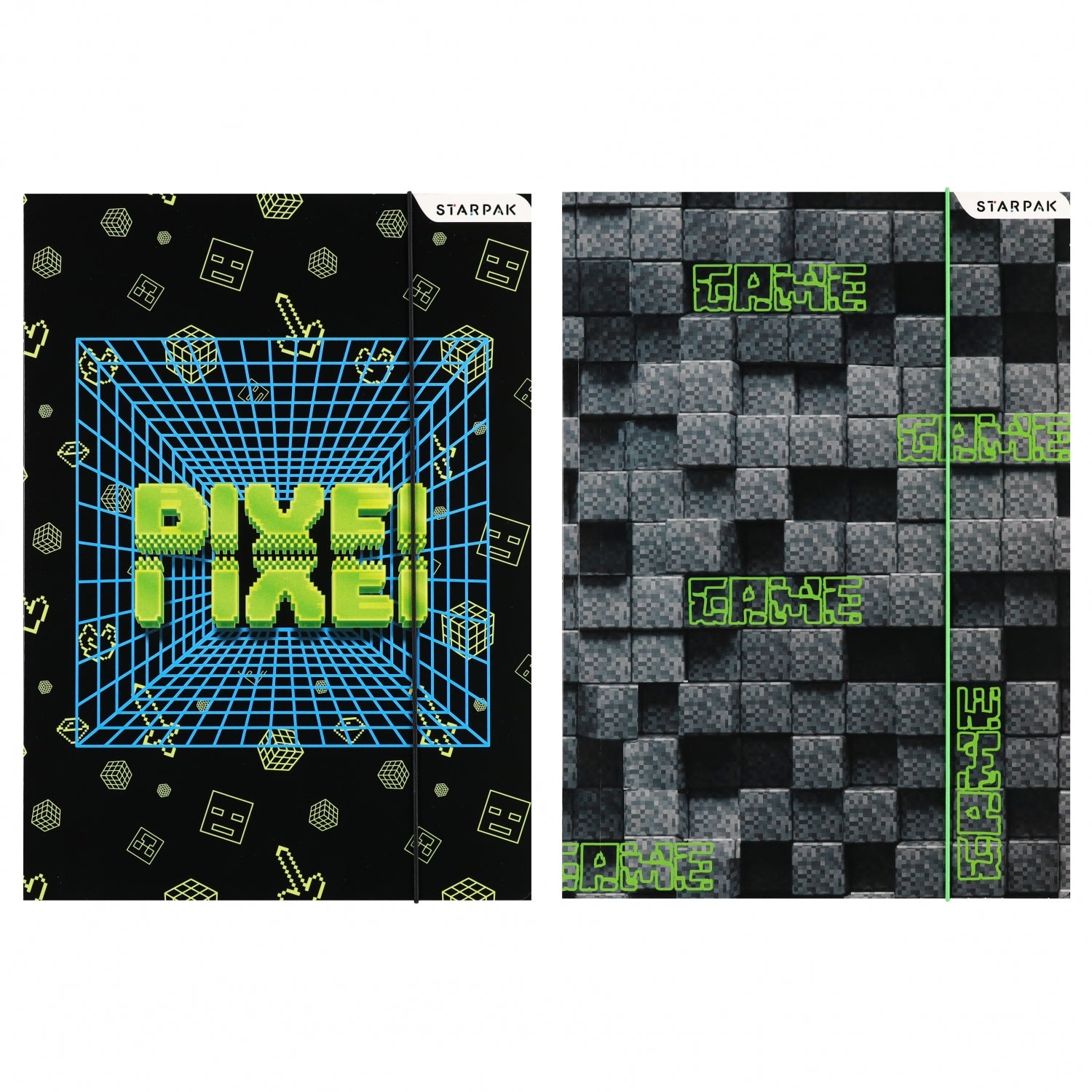 Teczka z gumką A4 Pixel mix