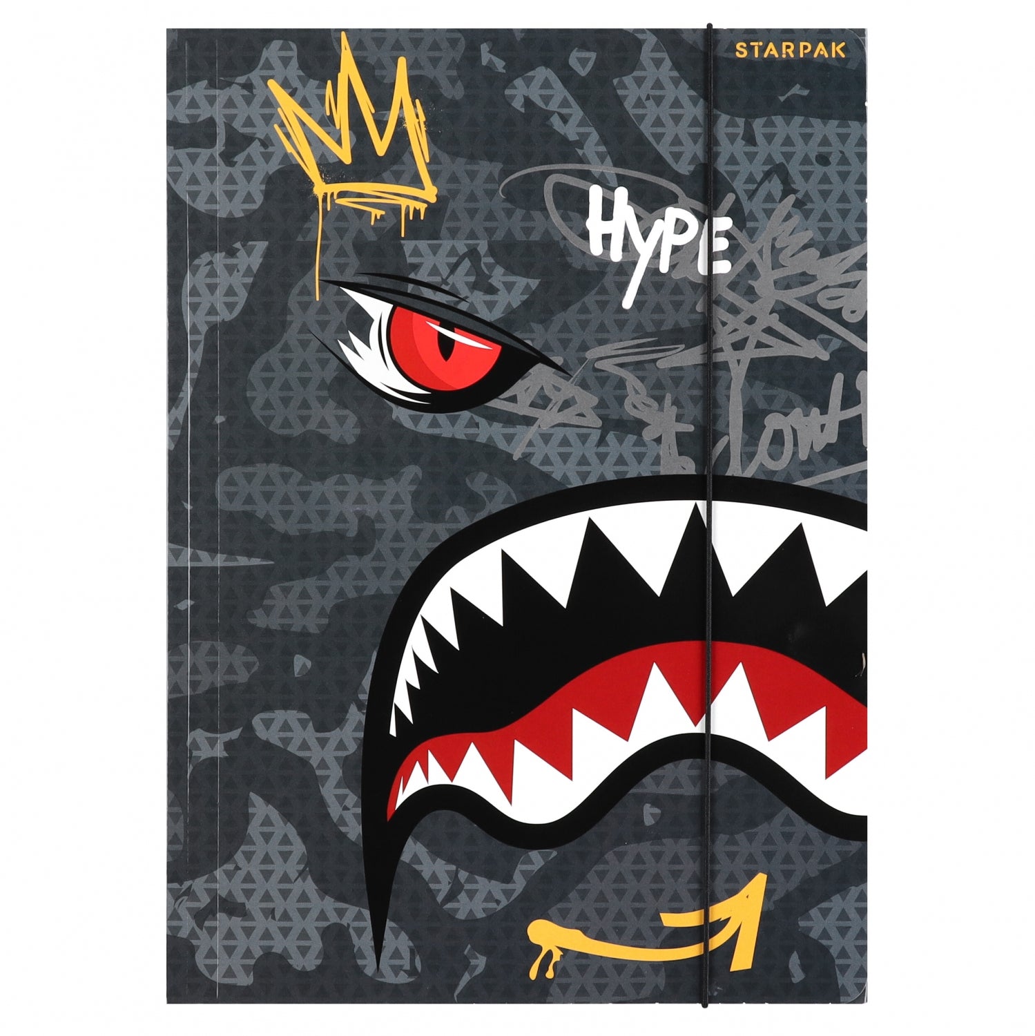 Teczka z gumką A4 Shark mix