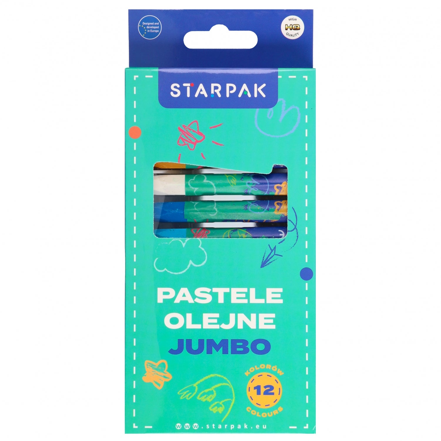 Pastele olejne Jumbo 12 kolorów