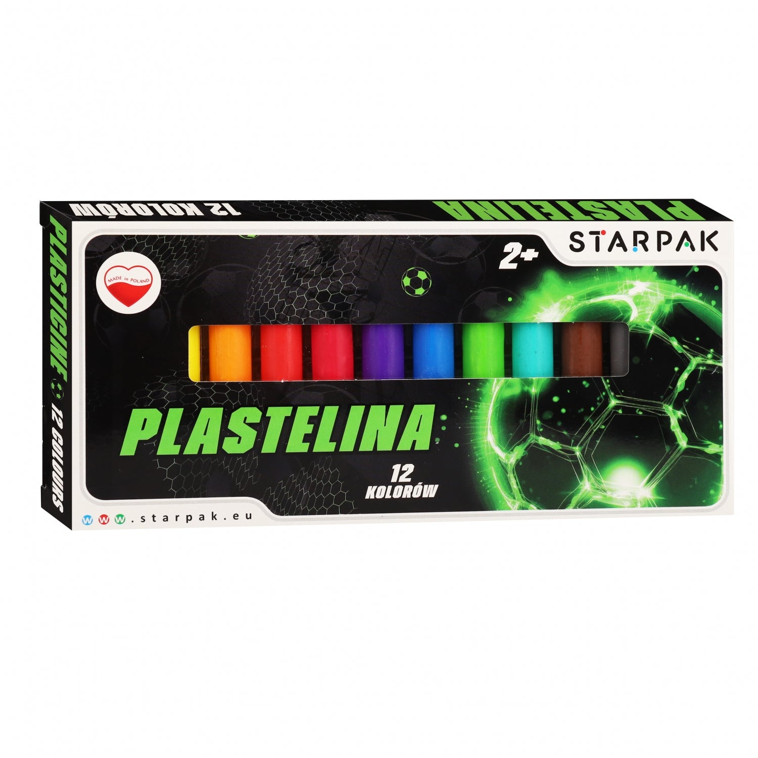 Plastelina 12 kolorów Football3