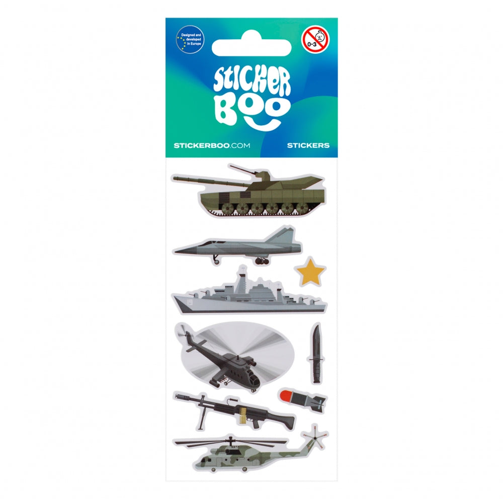 Naklejki 6x18 cm Militari