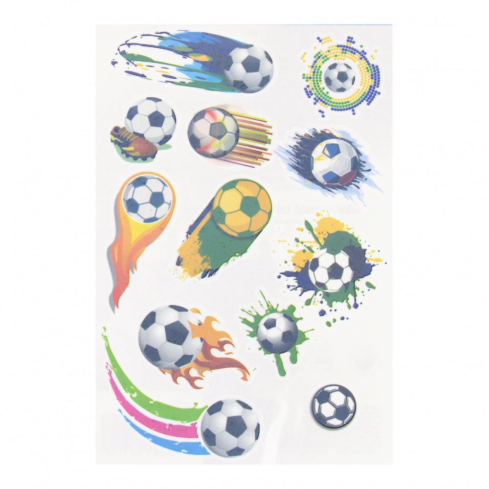 Tatuaż Football 10x18