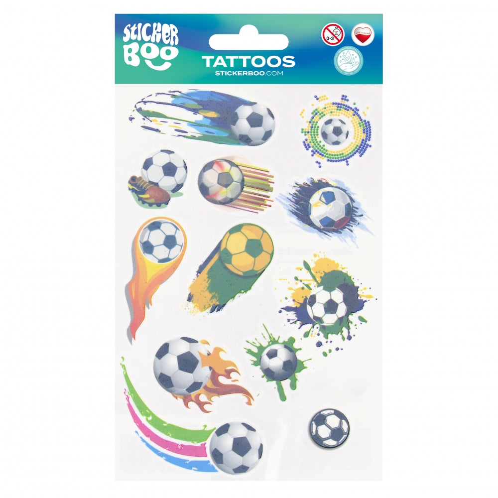 Tatuaż Football 10x18