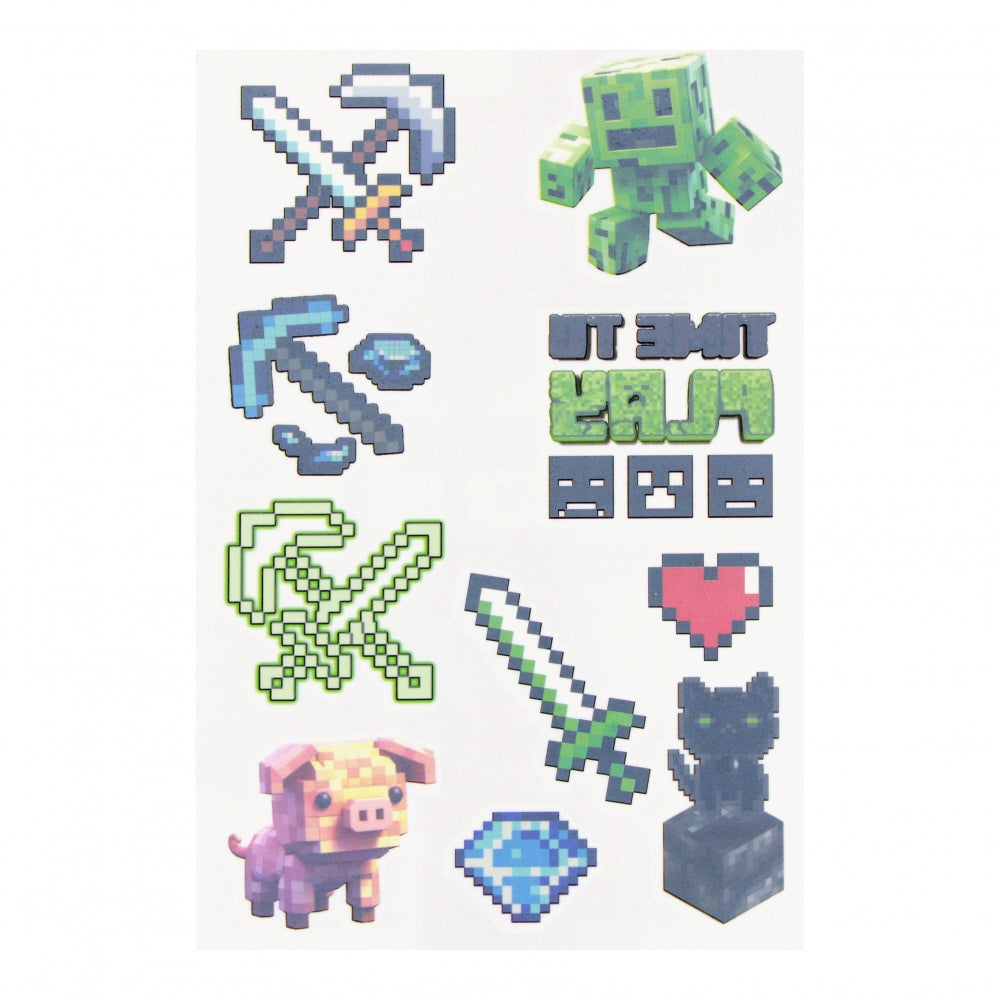 Tatuaż Pixel 10x18