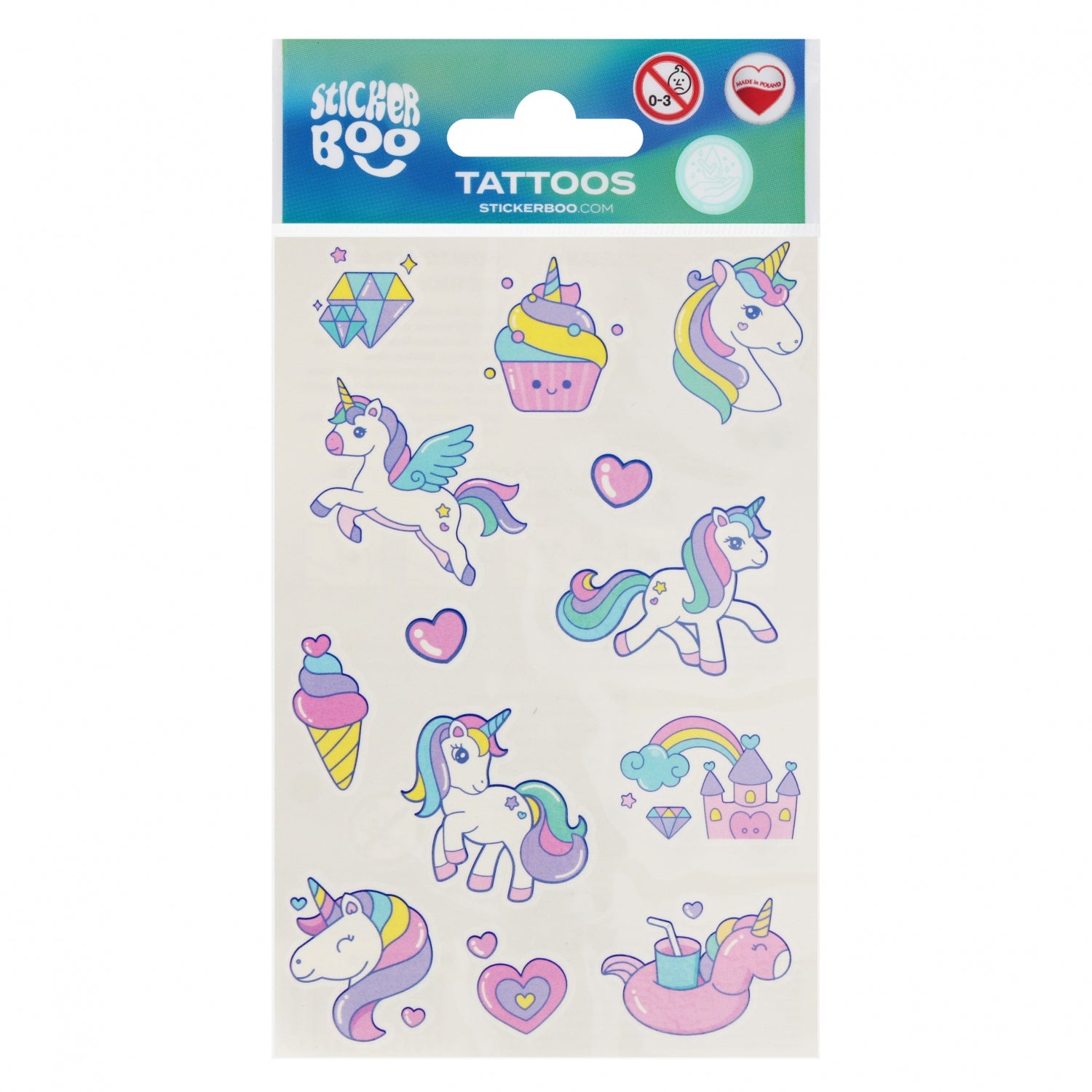 Tatuaż Unicorn2 10x18