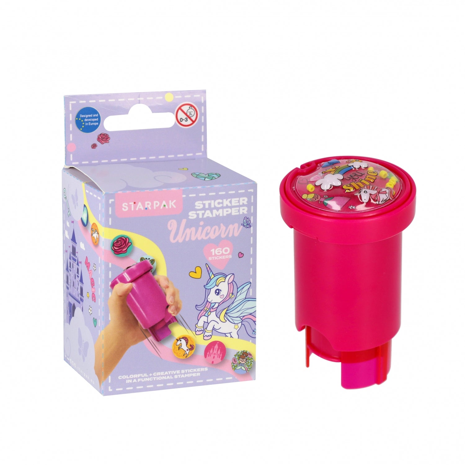 Stempel z naklejkami Unicorn