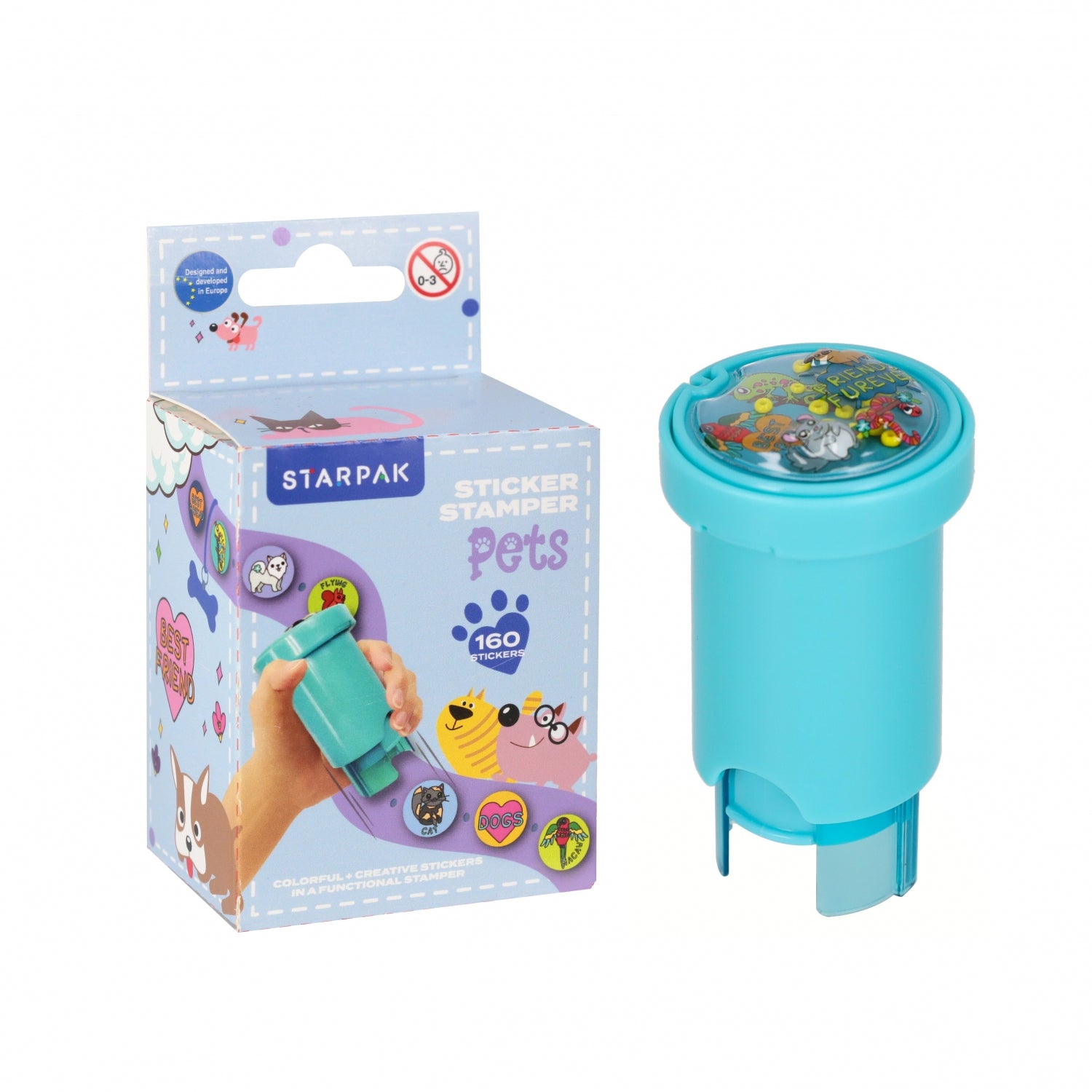 Stempel z naklejkami Pets