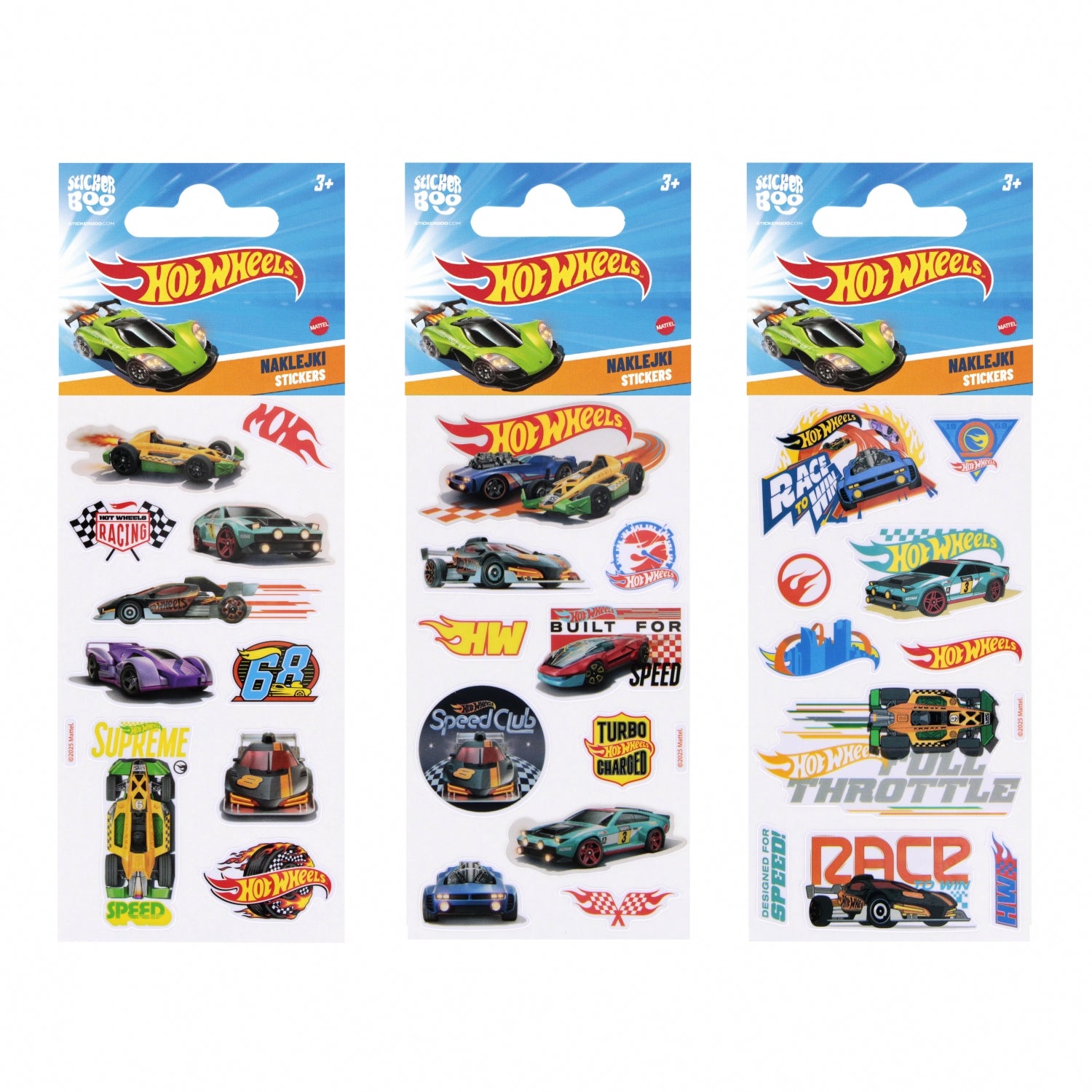 Naklejki Hot Wheels 7x18