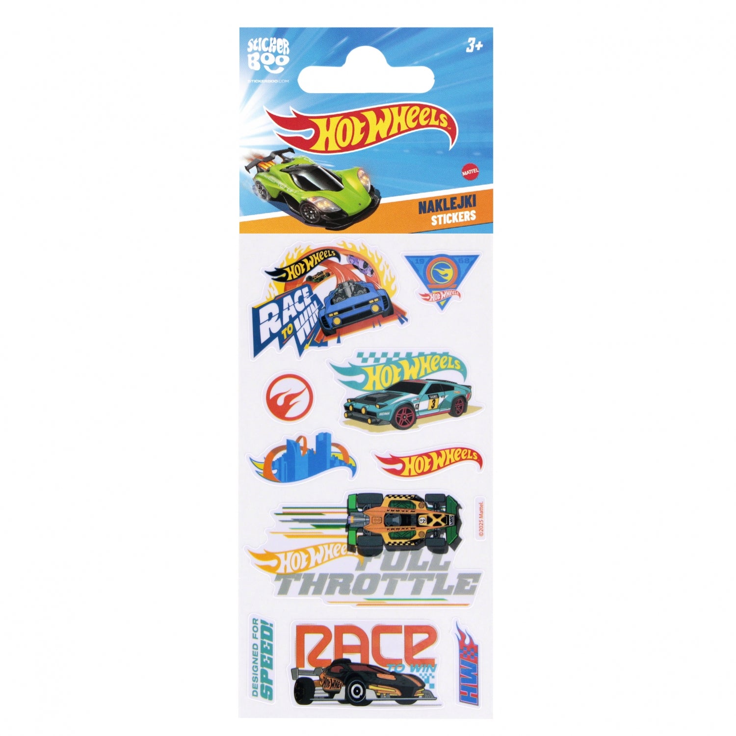 Naklejki Hot Wheels 7x18