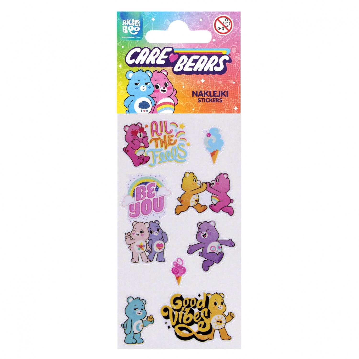 Naklejki Care Bears 6x13 cm