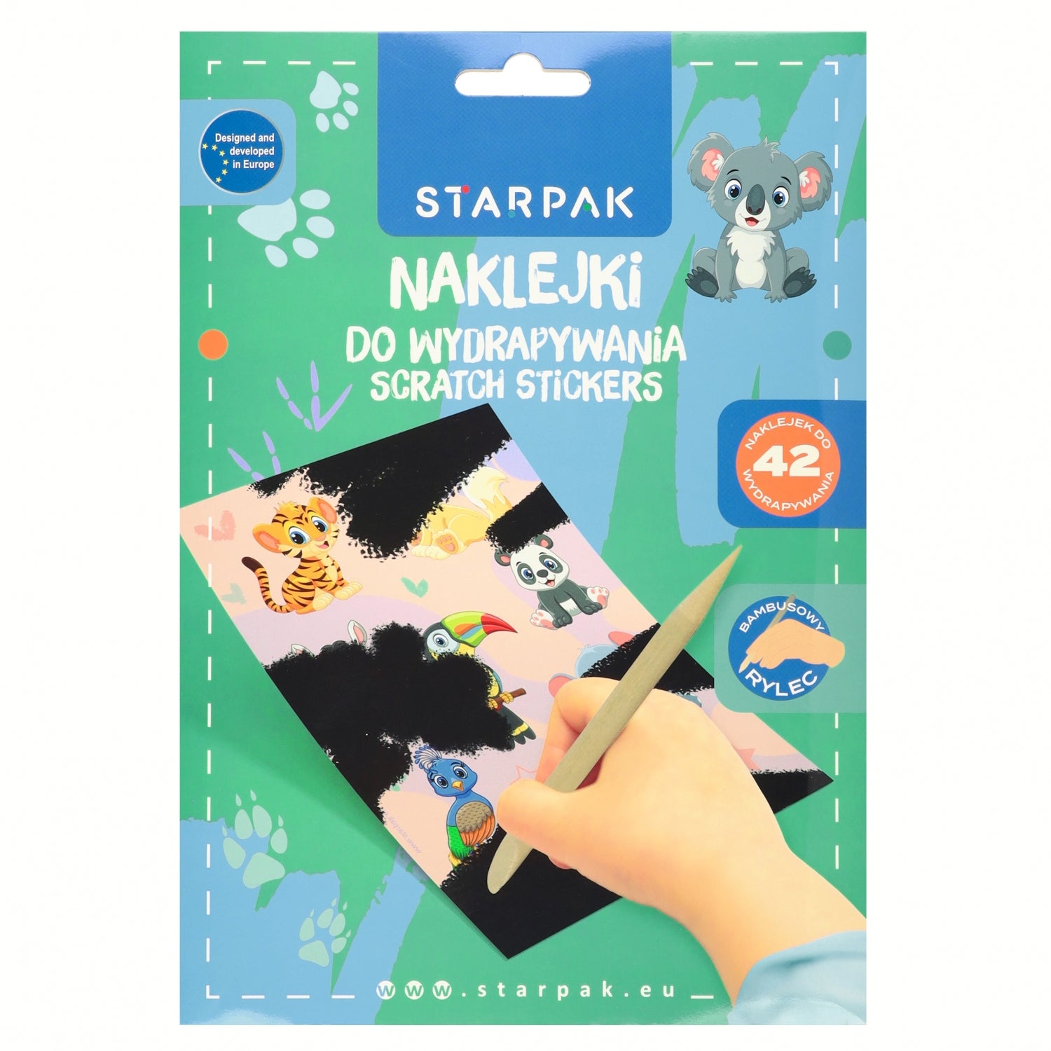 Naklejki do wydrapywania Zwierzątka