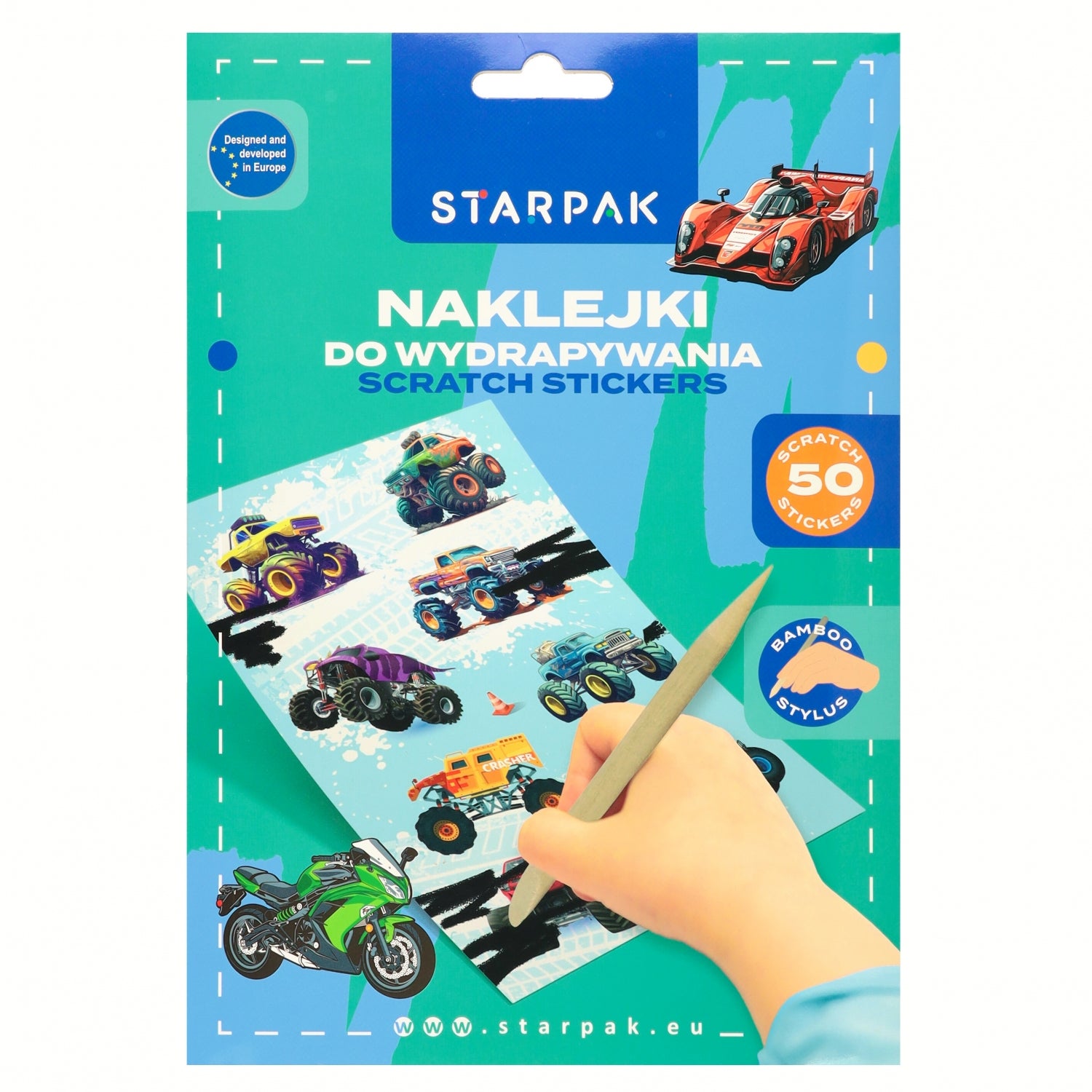 Naklejki do wydrapywania Pojazdy
