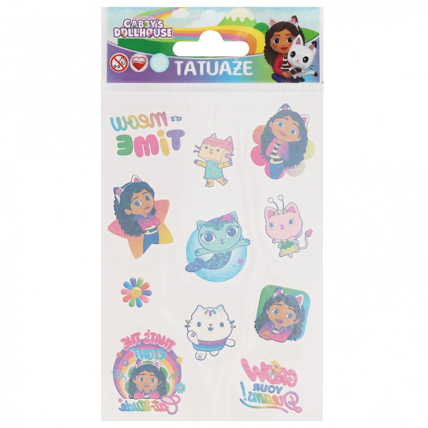 Tatuaż Gabby s Dollhouse 10x19