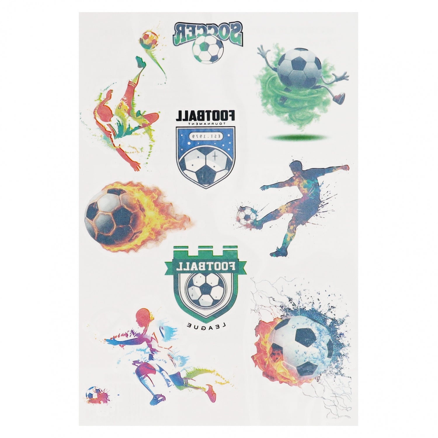 Tatuaż Football 10x19