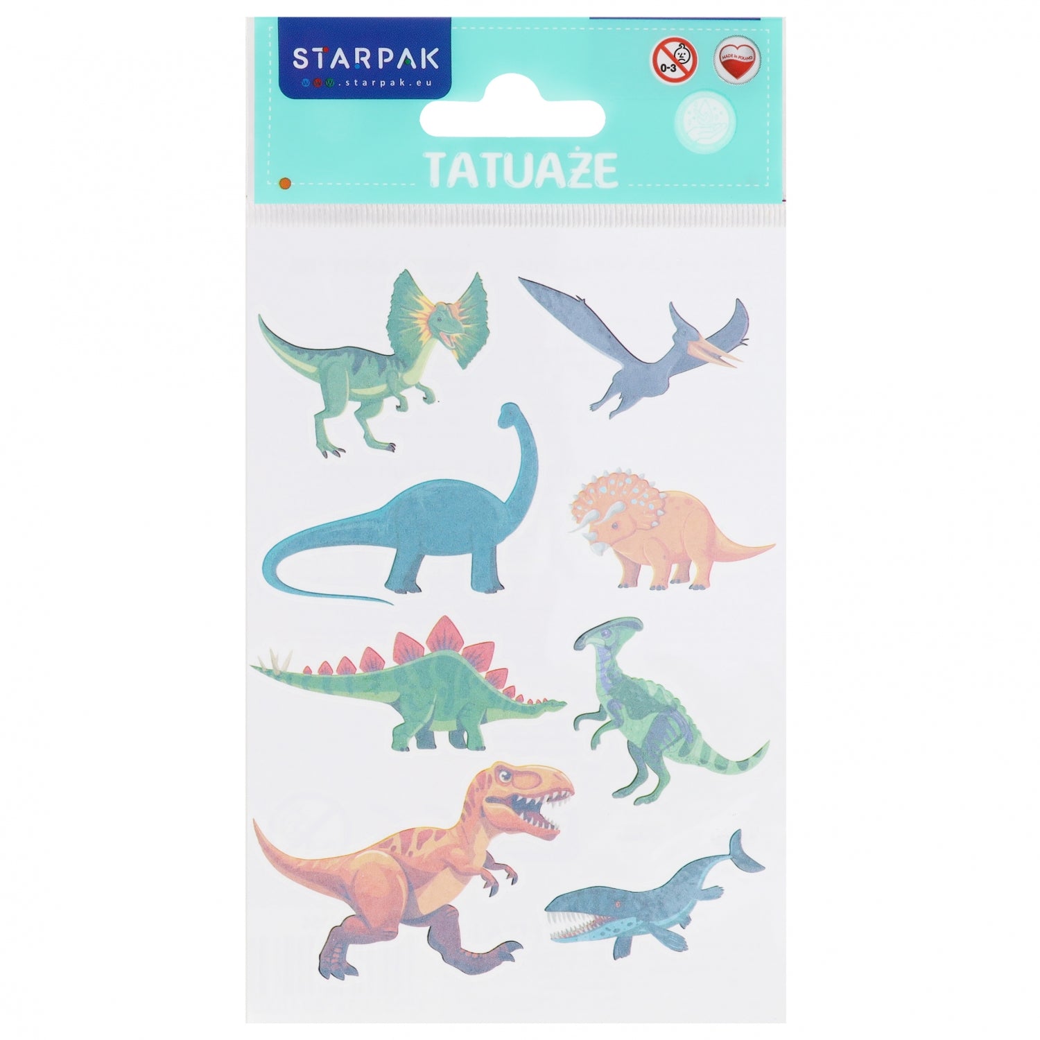Tatuaż Dinozaury 10x19